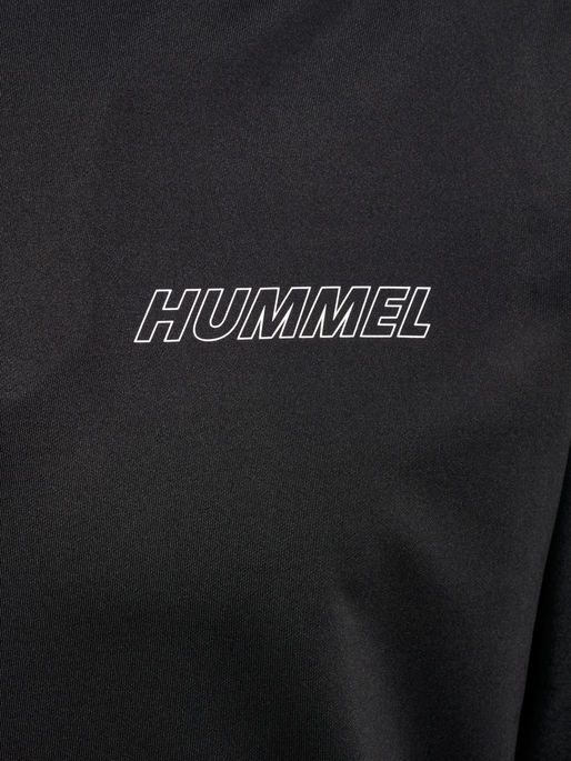 hmlTE STRENGTH PL HALF ZIP, BLACK hmlTE STRENGTH PL HALF ZIP, BLACK, packshot