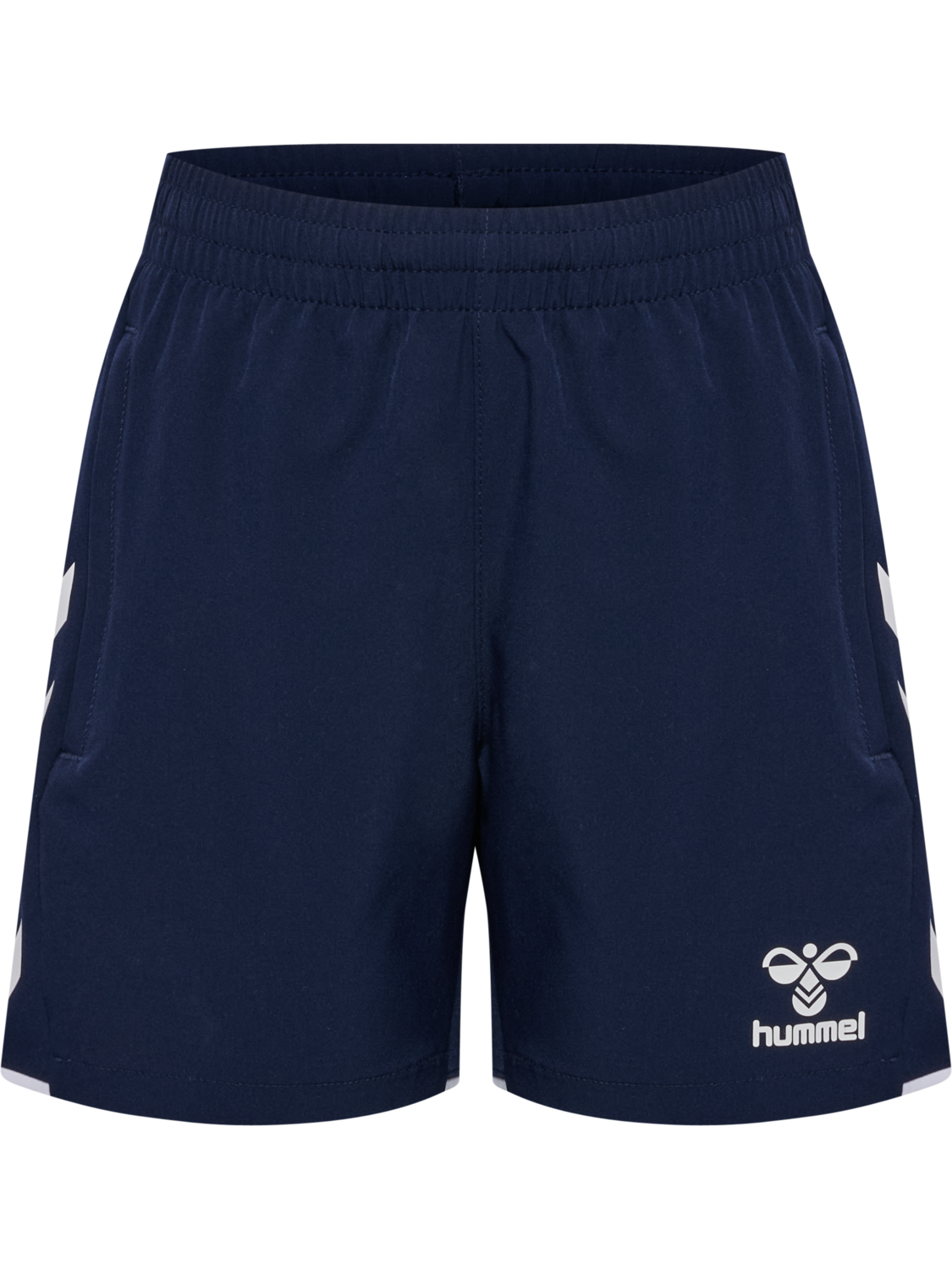 hmlCORE 2.0 WOVEN SHORTS KIDS, MARINE/WHITE, packshot