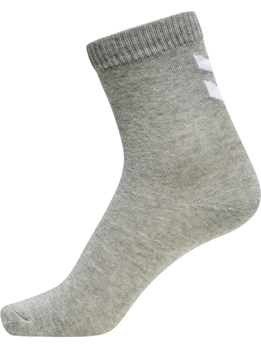 hmlMAKE MY DAY SOCK 5-PACK, GREY MELANGE/GREY MELANGE, packshot