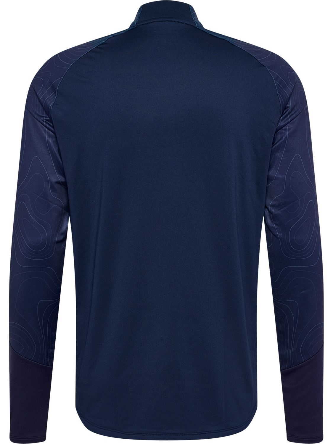 hmlBLAZE 2.0 TRAINING HALF ZIP, MARINE/SHADOW LIME, packshot