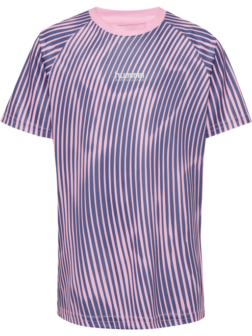 hmlJR GOAL AOP T-SHIRT S/S, PINK-A-BOO, packshot