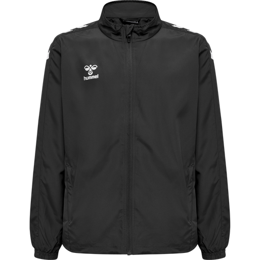 hmlCORE XK MICRO ZIP JACKET KIDS, BLACK hmlCORE XK MICRO ZIP JACKET KIDS, BLACK, packshot