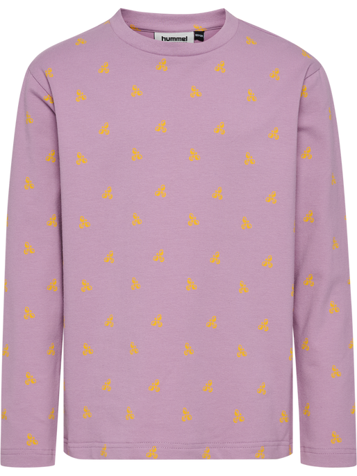 hmlMUSSE T-SHIRT L/S, LAVENDER MIST, packshot