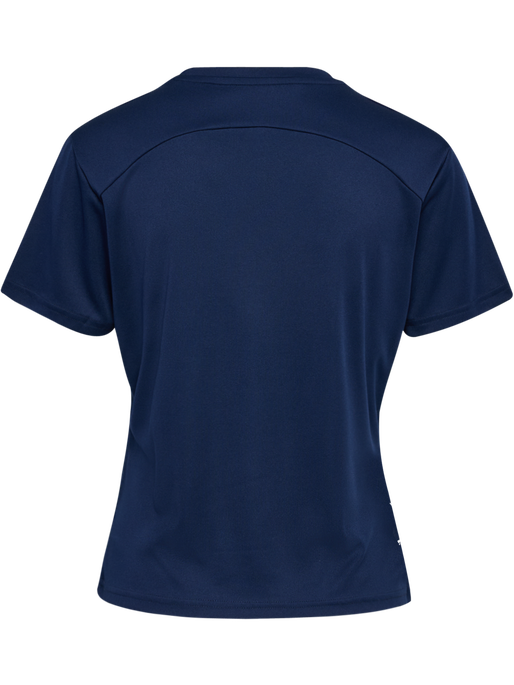 hmlPULSE TRAINING W T-SHIRT S/S, DRESS BLUES, packshot