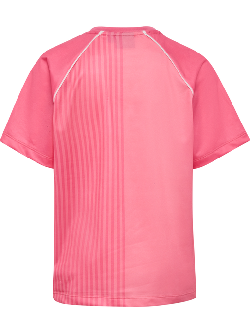 hmlMEXINE T-SHIRT S/S, GERANIUM PINK, packshot