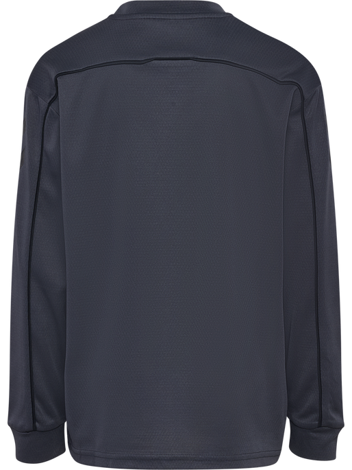 hmlJR T-SHIRT L/S, EBONY hmlJR T-SHIRT L/S, EBONY, packshot