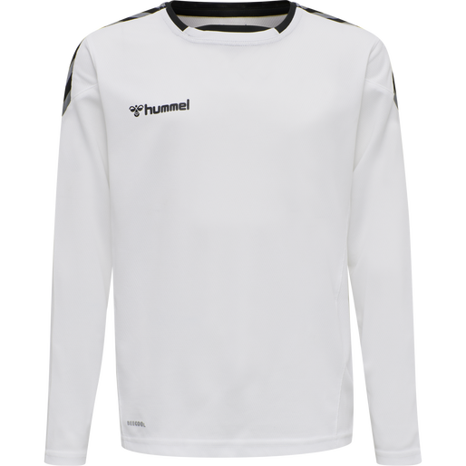hmlAUTHENTIC KIDS POLY JERSEY L/S, WHITE, packshot