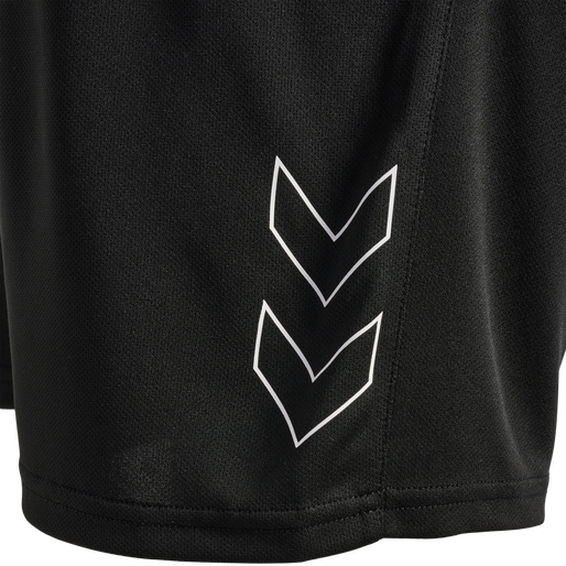 hmlTE FLEX MESH SHORTS, BLACK hmlTE FLEX MESH SHORTS, BLACK, packshot