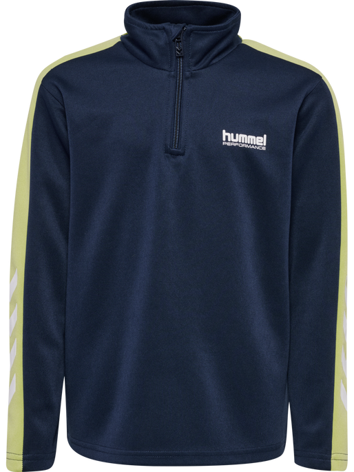hmlJR GOAL HALFZIP, DRESS BLUES hmlJR GOAL HALFZIP, DRESS BLUES, packshot