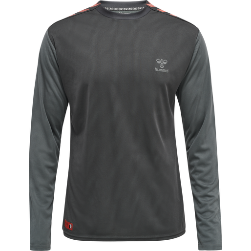 hmlPRO GRID GAME JERSEY L/S, FORGED IRON, packshot