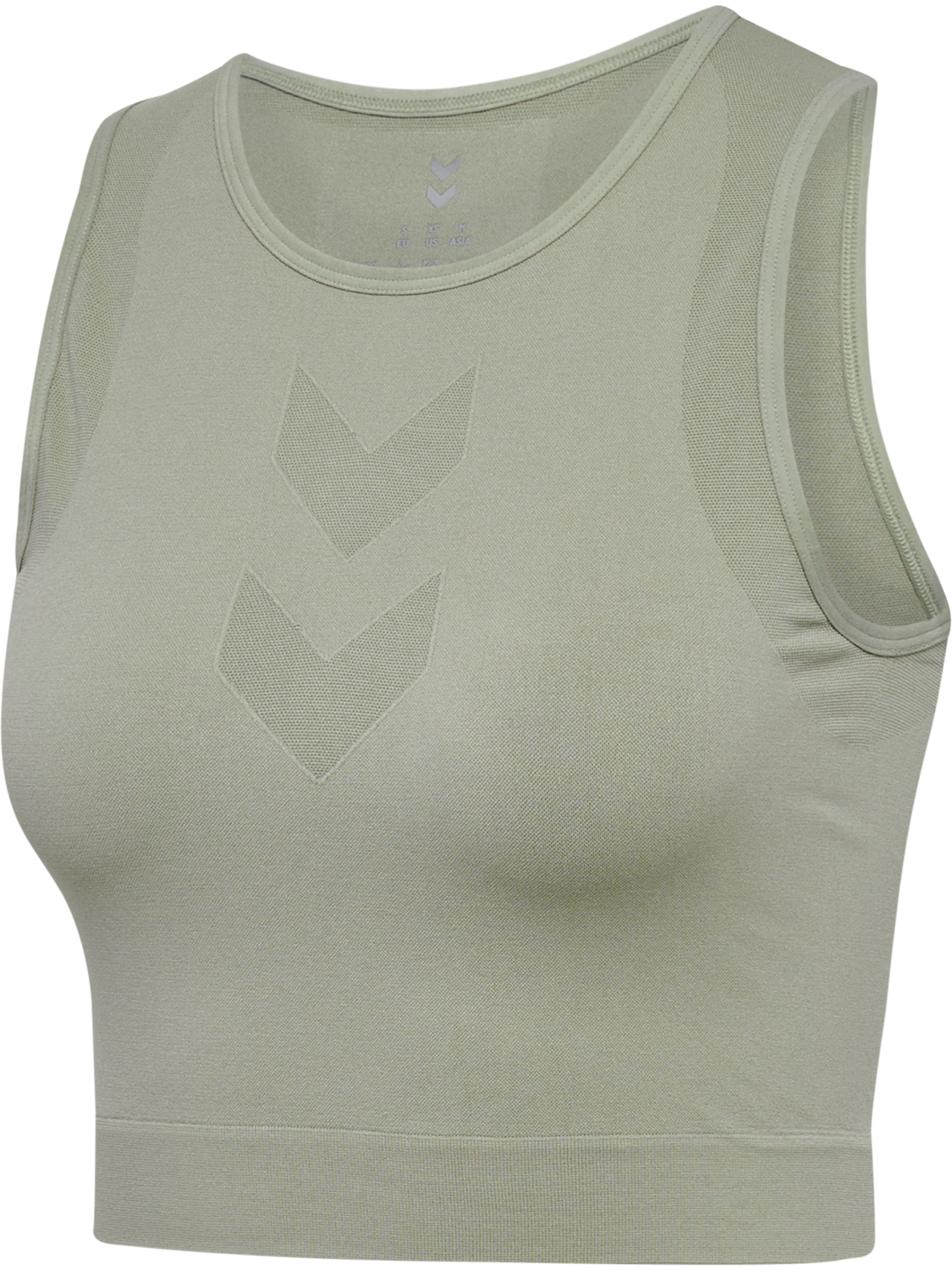 hmlHIIT SEAMLESS W TOP, SEAGRASS, packshot