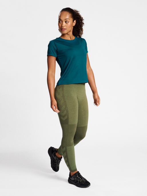 hummel MT AURA MESH T-SHIRT - DEEP TEAL | hummelsport.de 