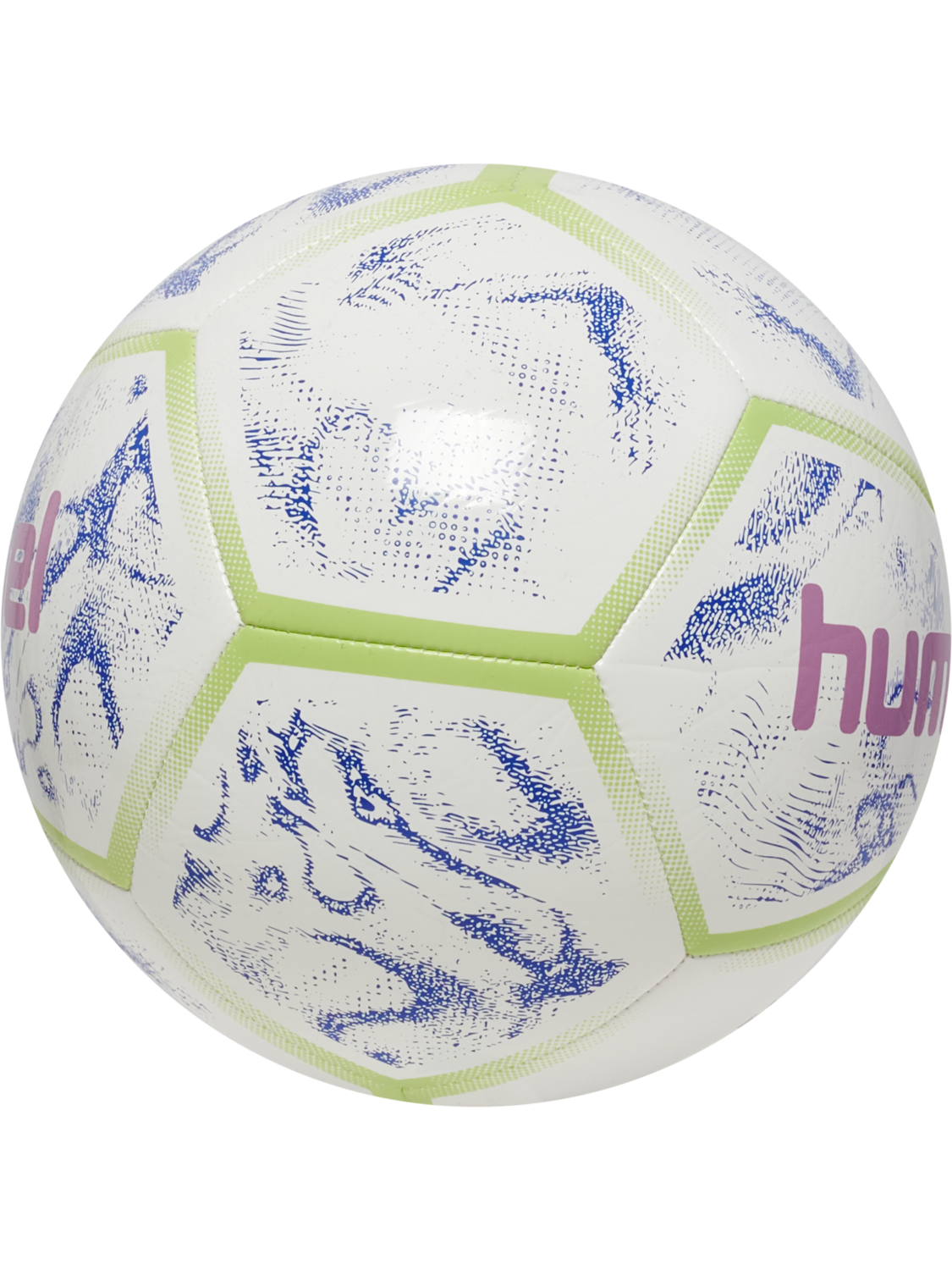 hmlBLAZE CLUB 26 TRAINING FOOTBALL, WHITE/BLUE/PINK, packshot