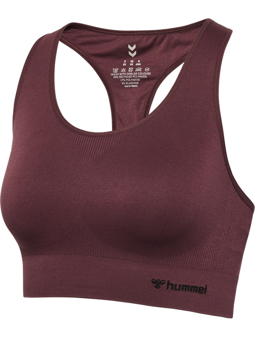 hmlTIF SEAMLESS SPORTS TOP, FUDGE hmlTIF SEAMLESS SPORTS TOP, FUDGE, packshot