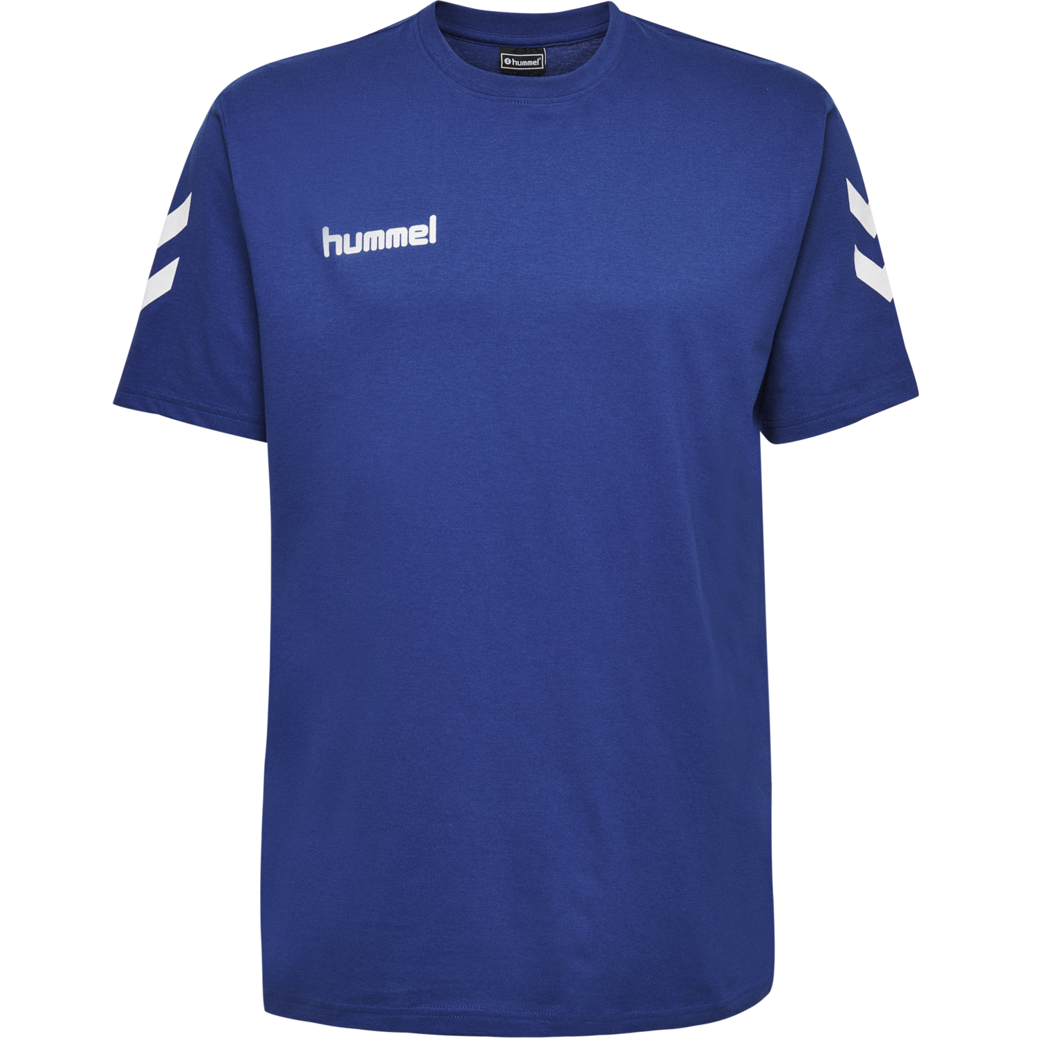 HUMMEL GO COTTON T-SHIRT S/S, TRUE BLUE, packshot
