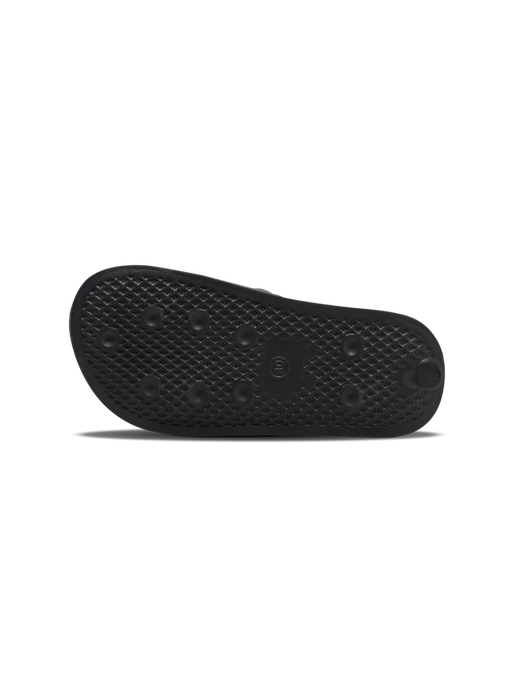 POOL SLIDE JR , BLACK/WHITE, packshot
