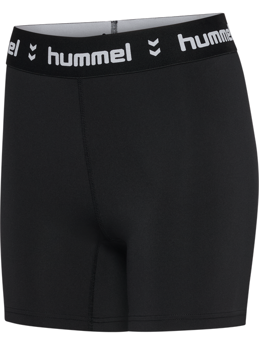 hmlPULSE MID WAIST SHORT TIGHTS, BLACK hmlPULSE MID WAIST SHORT TIGHTS, BLACK, packshot