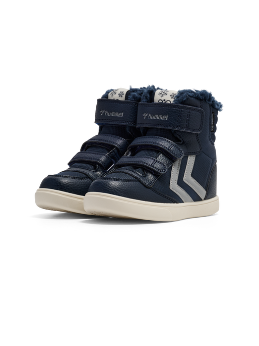 STADIL SUPER POLY BOOT MID TEX JR, BLACK IRIS/SILVER, packshot