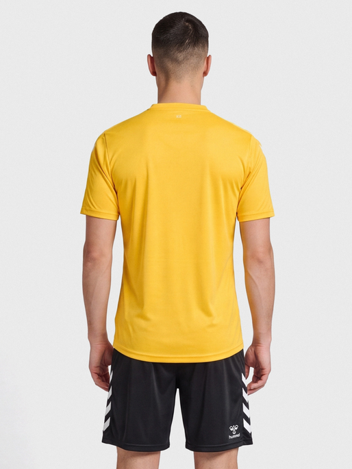 hmlCORE XK POLY JERSEY S/S, SPORTS YELLOW, model