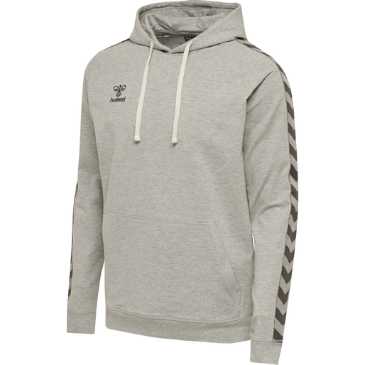 hmlMOVE HOODIE, GREY MELANGE hmlMOVE HOODIE, GREY MELANGE, packshot