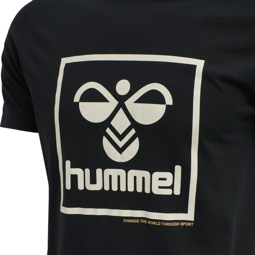 hmlISAM T-SHIRT, BLACK, packshot