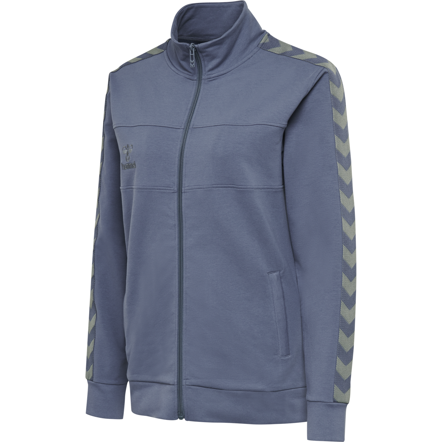 hmlMOVE CLASSIC ZIP JACKET WOMAN, BERING SEA, packshot