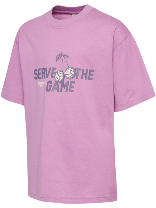 hmlJR LOOSE SET HS GRAPHIC, SMOKY GRAPE hmlJR LOOSE SET HS GRAPHIC, SMOKY GRAPE, packshot