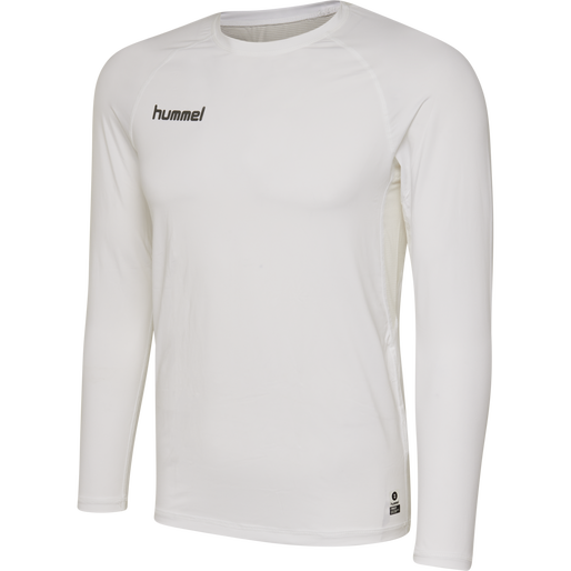 HUMMEL FIRST PERFORMANCE JERSEY L/S, WHITE, packshot