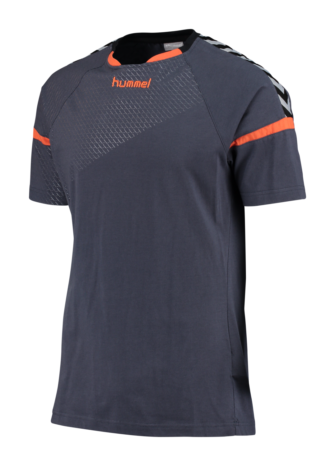 AUTHENTIC CHARGE SS TRAINING JERSEY, OMBRE BLUE/NASTURIUM, packshot