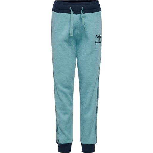hmlWULBA PANTS, MINERAL BLUE, packshot