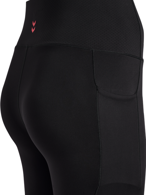 hmlHIIT INTENSITY HW SHORT TIGHTS, BLACK hmlHIIT INTENSITY HW SHORT TIGHTS, BLACK, packshot