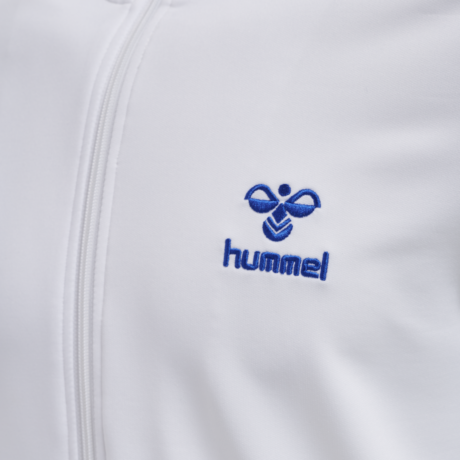 hmlNATHAN 2.0 ZIP JACKET, WHITE/TRUE BLUE, packshot