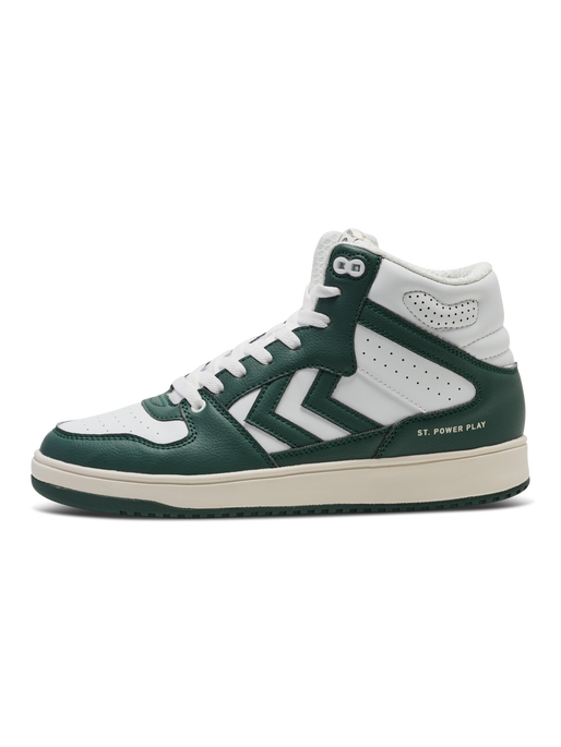ST. POWER PLAY MID RT, WHITE/GREEN, packshot