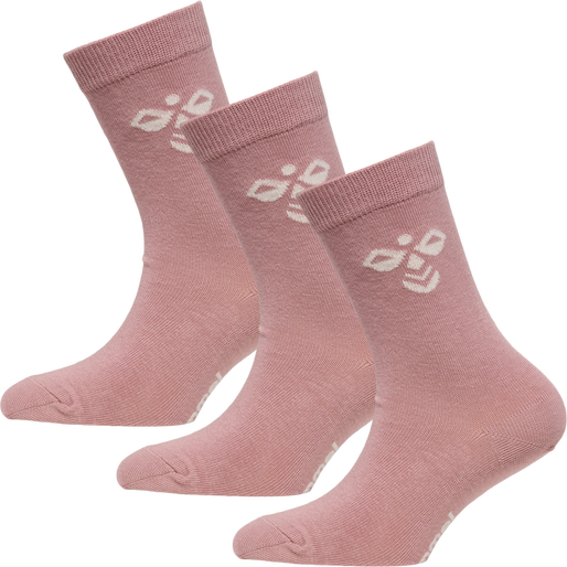 SUTTON 3-PACK SOCK, WOODROSE, packshot