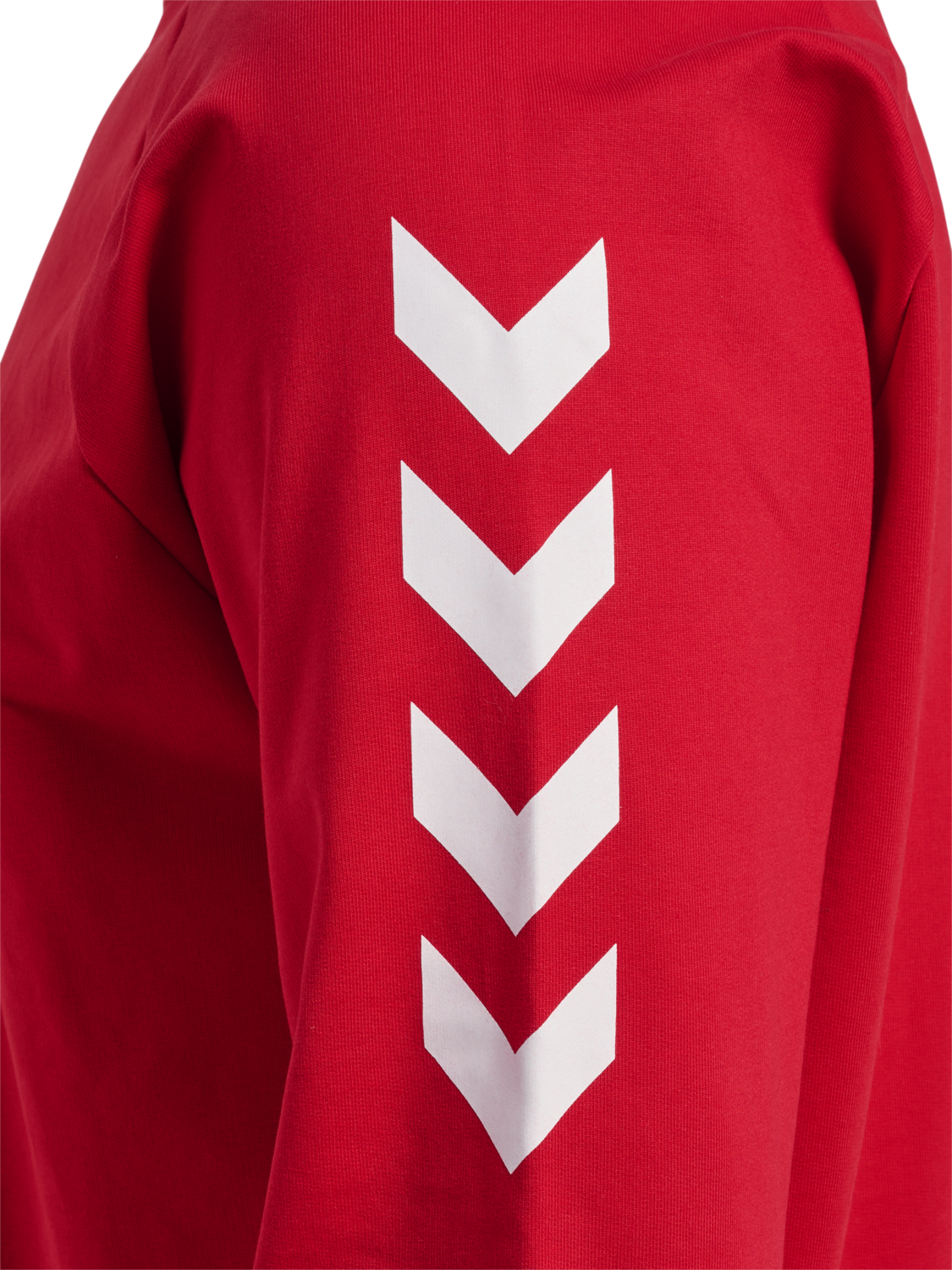 HUMMEL GO COTTON SWEATSHIRT, TRUE RED, packshot