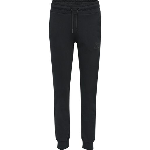 hmlNONI 2.0 REGULAR PANTS, BLACK, packshot