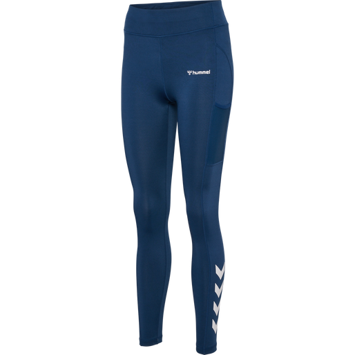 hmlMT CHIPO MID WAIST TIGHTS, INSIGNIA BLUE, packshot