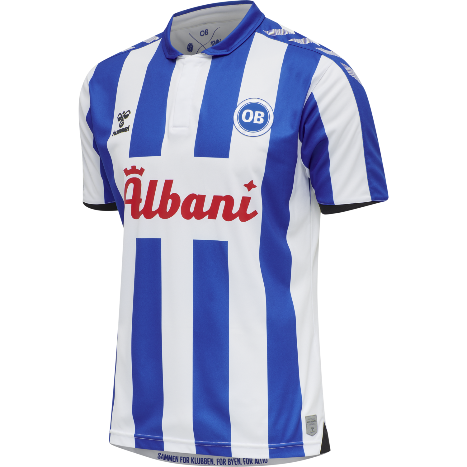 OB 20/21 HOME JERSEY S/S, WHITE/LAPIS BLUE, packshot