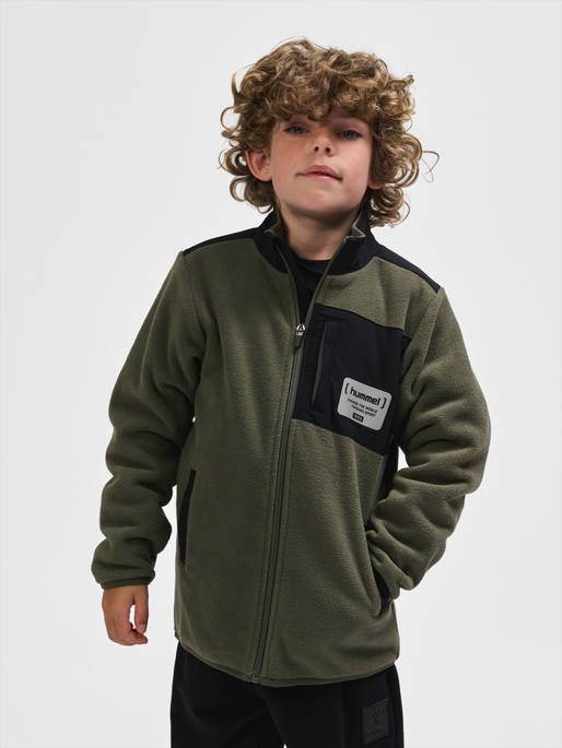 hummel DARE FLEECE JACKET - DUSTY OLIVE | hummelsport.de