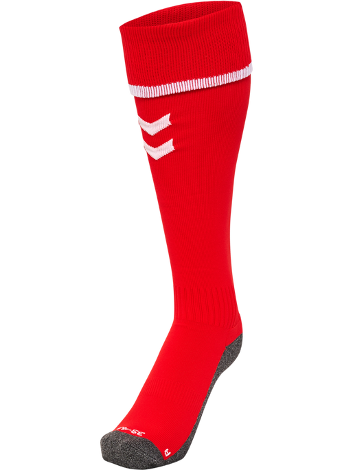 hmlCORE FOOTBALL SOCKS, TRUE RED/WHITE hmlCORE FOOTBALL SOCKS, TRUE RED/WHITE, packshot