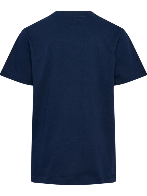 hmlTUKAS T-SHIRT S/S 2-PACK, BLACK IRIS/BLUE LOLITE, packshot