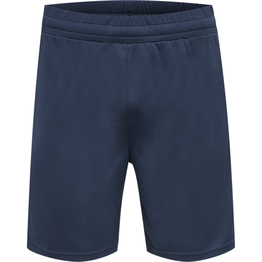 hmlTE TOPAZ 2-PACK SHORTS, BLACK/INSIGINA BLUE, packshot