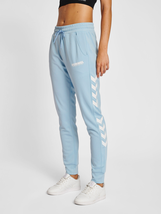 hummel LEGACY POLY WOMAN REGULAR PANTS - CELESTIAL BLUE