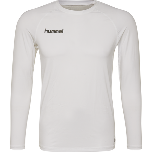 HUMMEL FIRST PERFORMANCE JERSEY L/S, WHITE, packshot