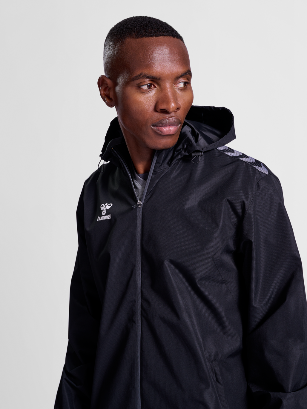 hummel AUTHENTIC ALL WEATHER JACKET BLACK hummelsport