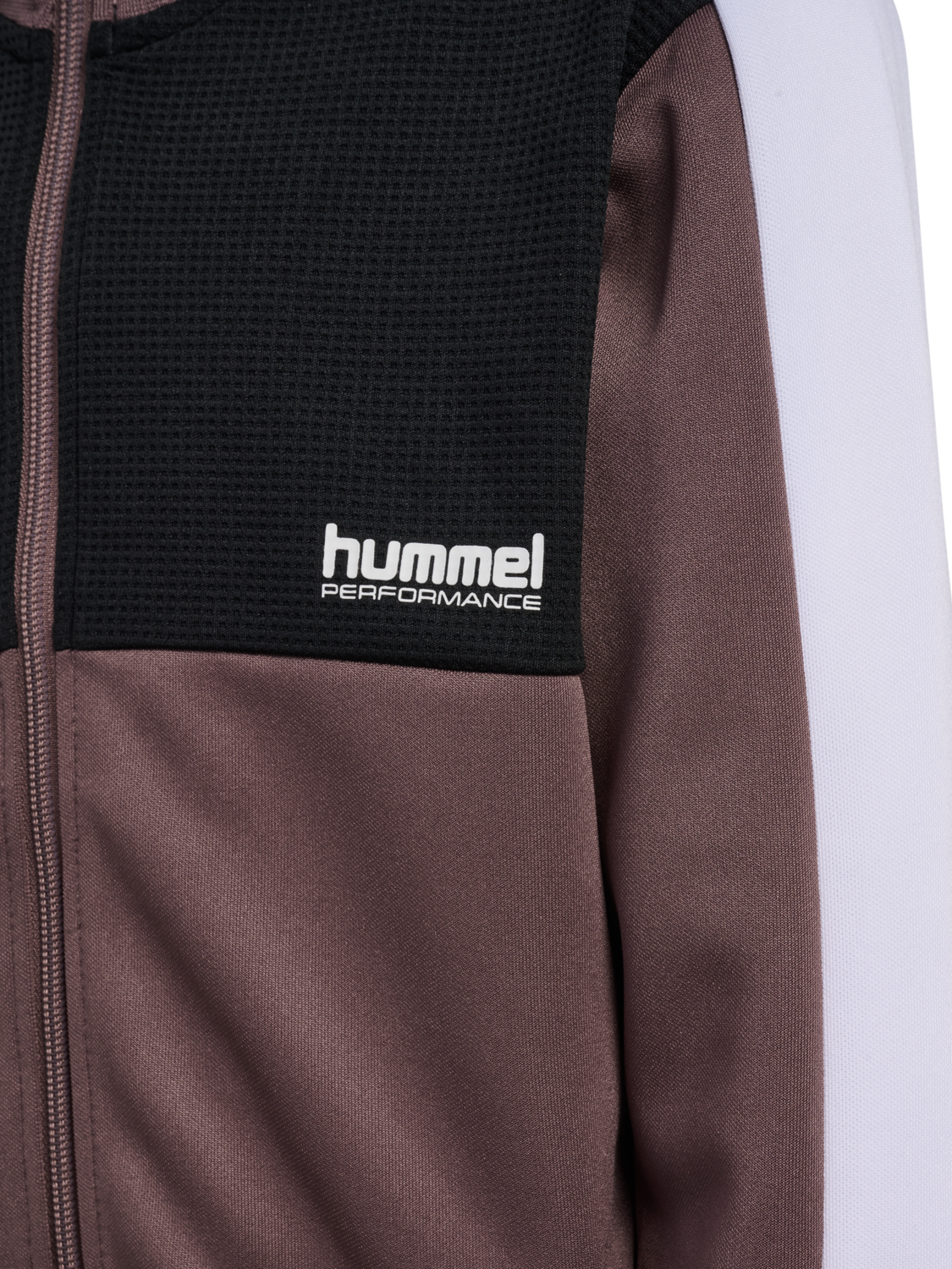 hmlJR COLORBLOCK TRACKSUIT, PEPPERCORN, packshot