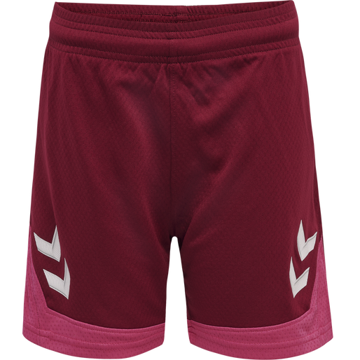 hmlLEAD POLY SHORTS KIDS , BIKING RED, packshot