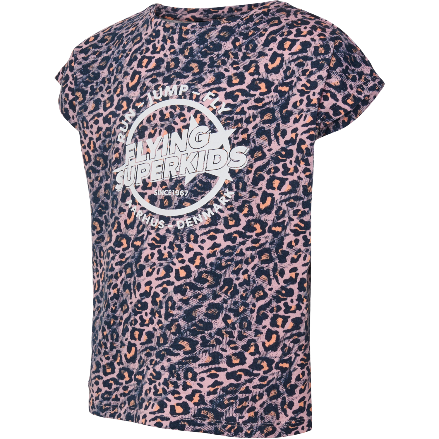 hmlFSK HOP T-SHIRT S/S, BLACK IRIS/ZEPHYR, packshot