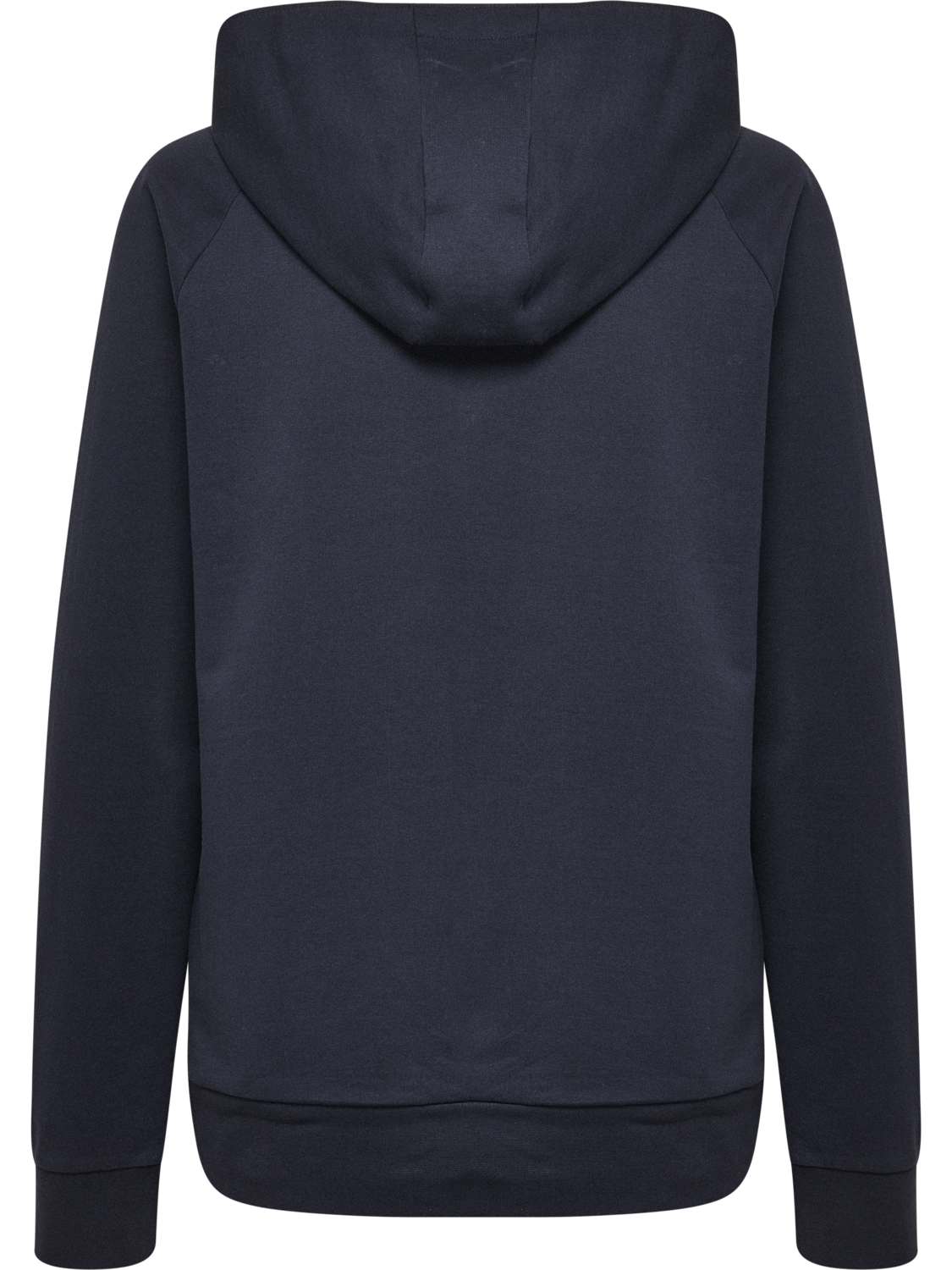HUMMEL GO COTTON LOGO HOODIE WOMAN, MARINE, packshot