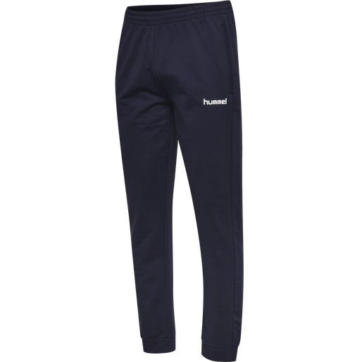 HMLGO COTTON PANT, MARINE, packshot
